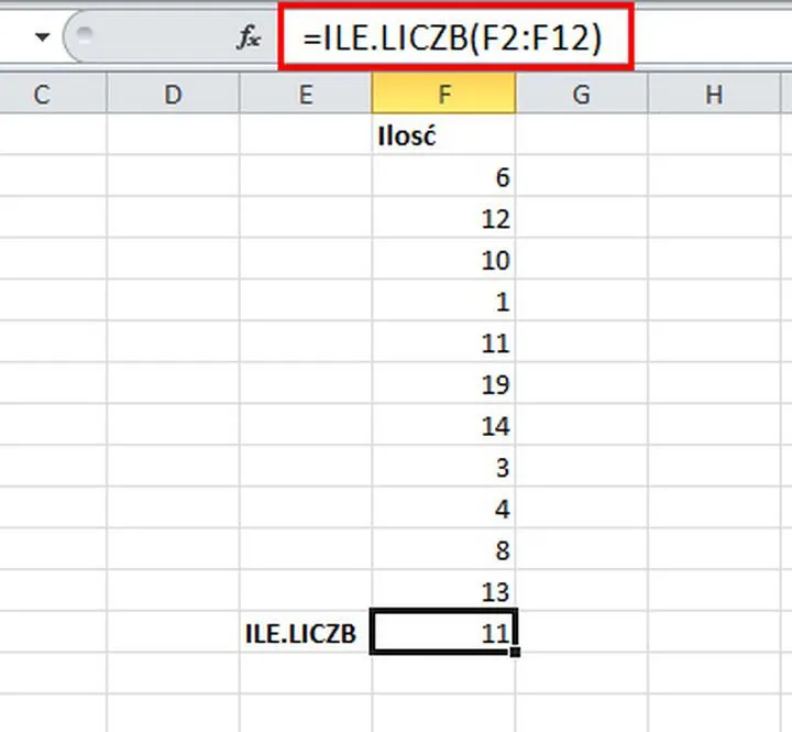 Zliczanie Liczb w Excel: Odkryj Możliwości Funkcji ILE.LICZB