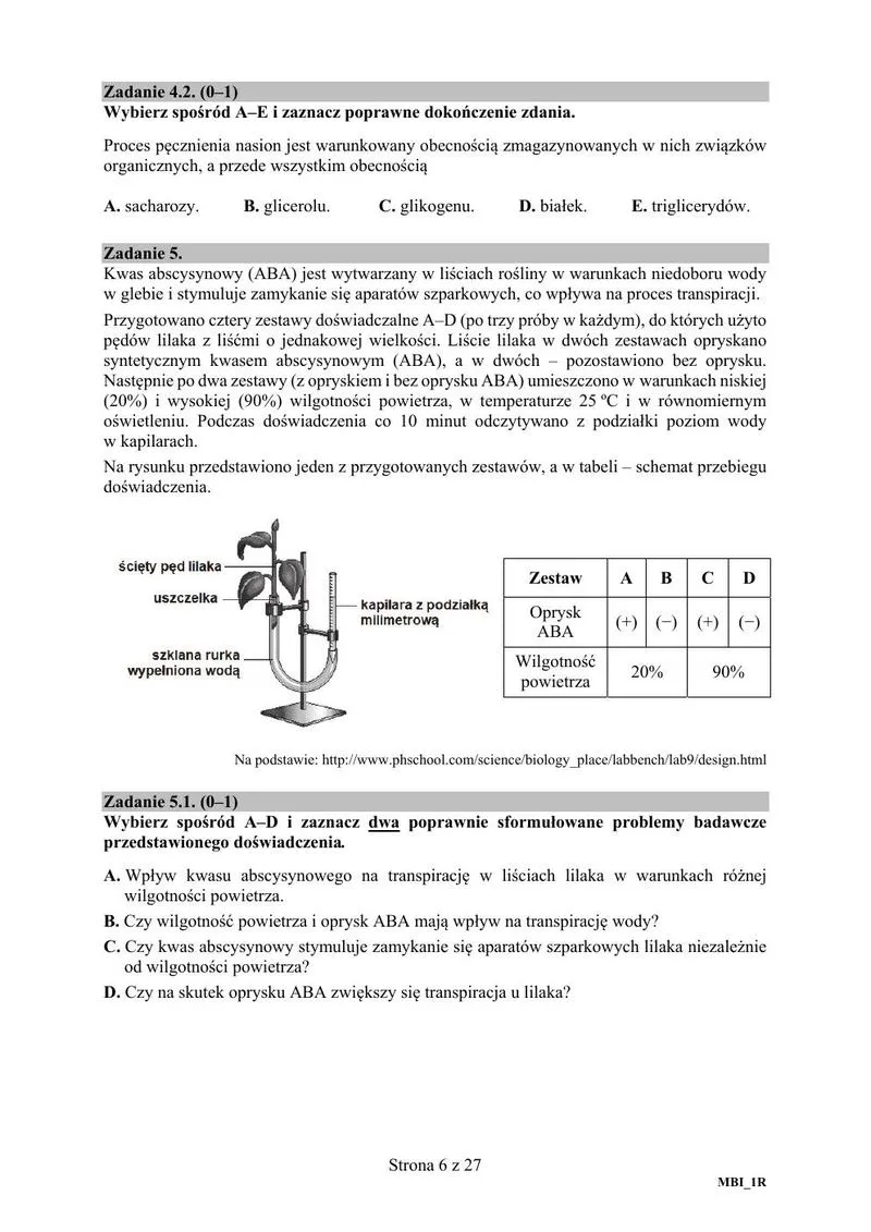 Najważniejsze zagadnienia matura biologia