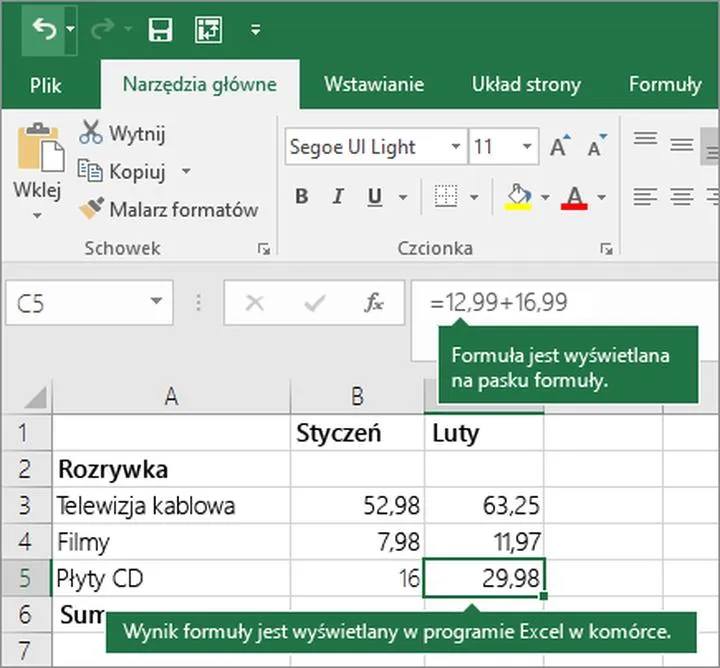 Obliczanie podatku dochodowego w Excelu