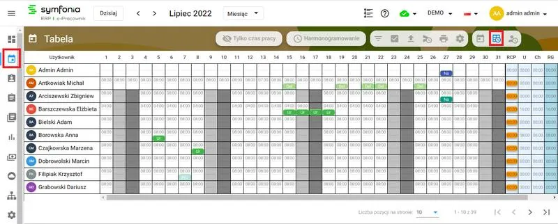 Rozszerzanie tabeli w Excelu