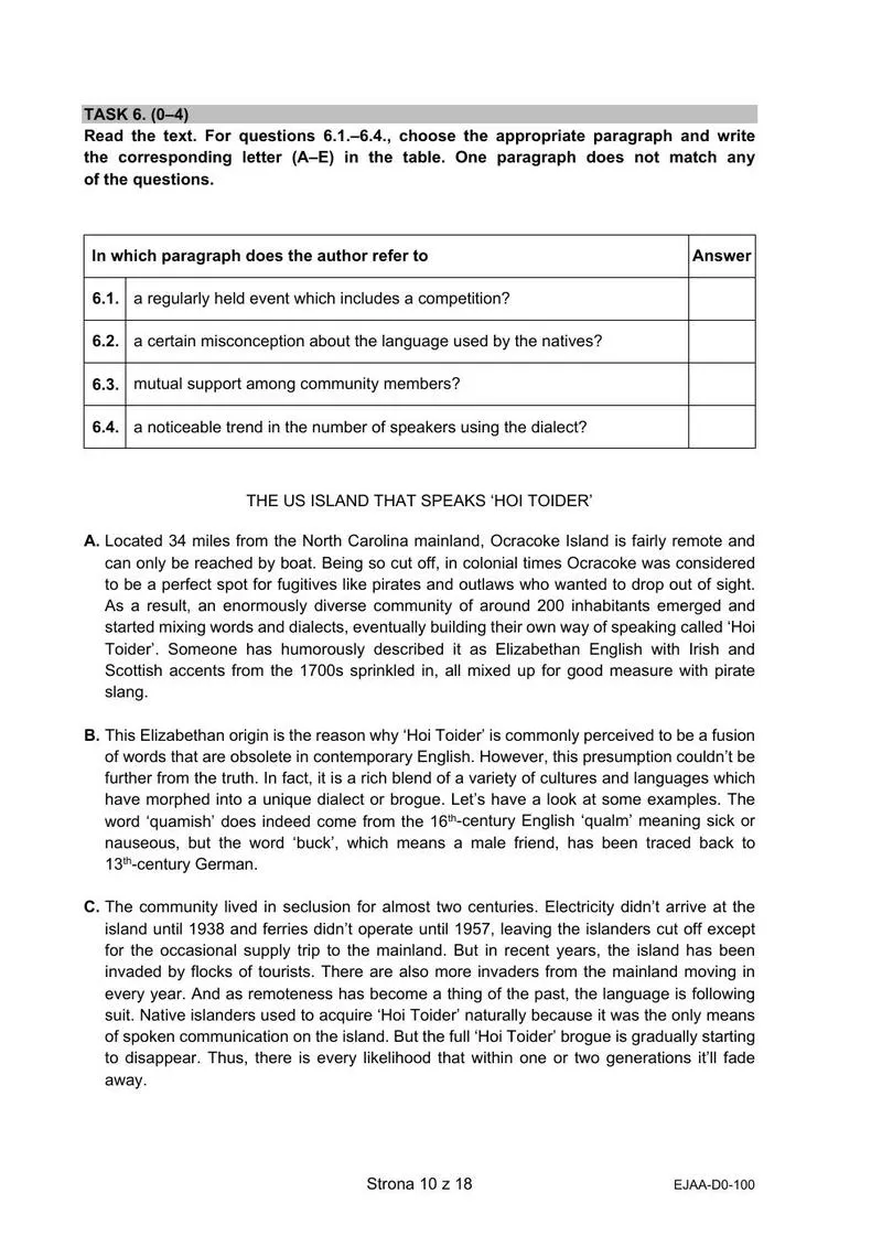 Umiejętności językowe w angielskim