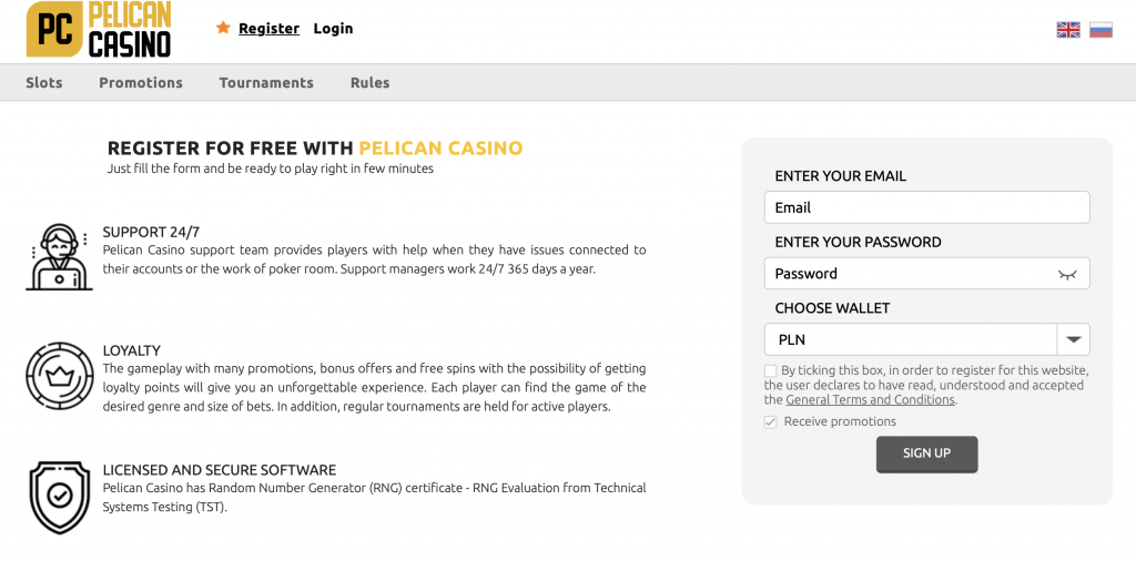 pc pelican casino